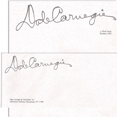 Dale Carnegie, identity by Strauss and Strauss